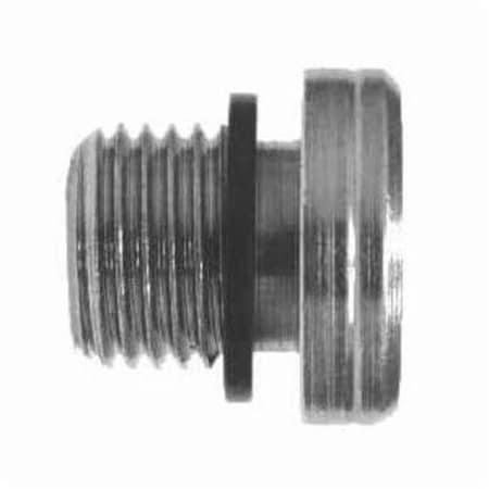 Midland Industries Hex Head Hollow Plug, 1214 Nominal, MBSPP, Steel 9522H8